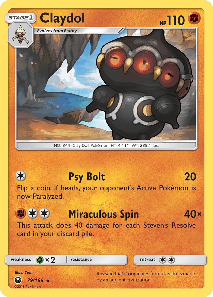 Claydol (79/168) [Sun & Moon: Celestial Storm] Pokemon Single Pokémon  | Multizone: Comics And Games