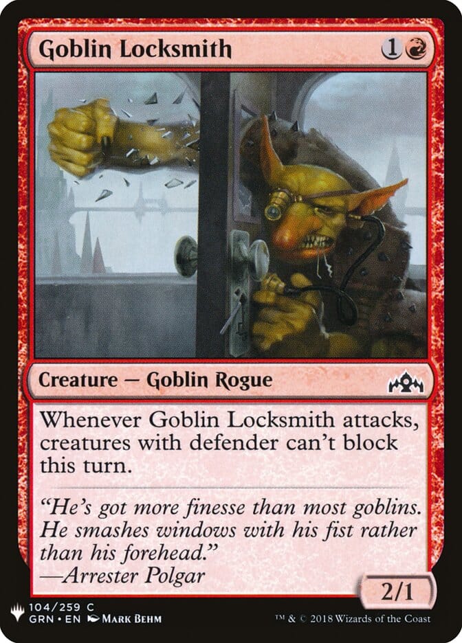 Goblin Locksmith [Mystery Booster] MTG Single Magic: The Gathering  | Multizone: Comics And Games