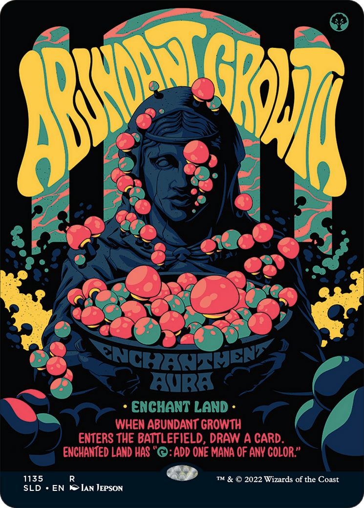 Abundant Growth (Borderless) [Secret Lair Drop Series] MTG Single Magic: The Gathering  | Multizone: Comics And Games