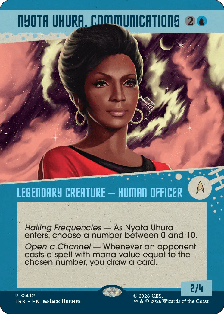 Nyota Uhura, Communications (Showcase) [Star Trek] MTG Single Magic: The Gathering  | Multizone: Comics And Games