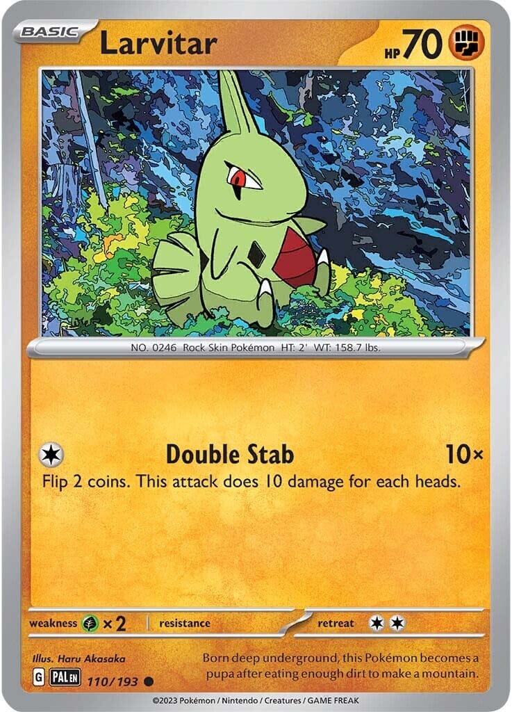 Larvitar (110/193) [Scarlet & Violet: Paldea Evolved] Pokemon Single Pokémon  | Multizone: Comics And Games