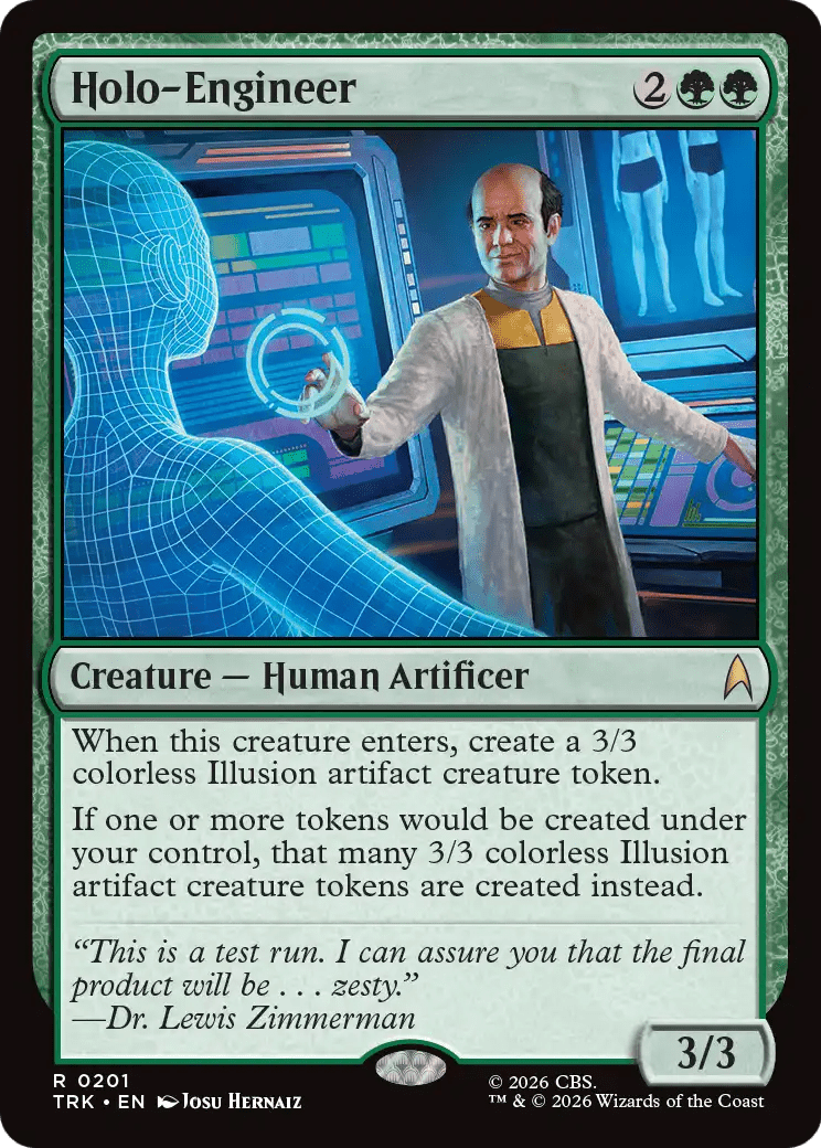 Holo-Engineer [Star Trek] MTG Single Magic: The Gathering  | Multizone: Comics And Games