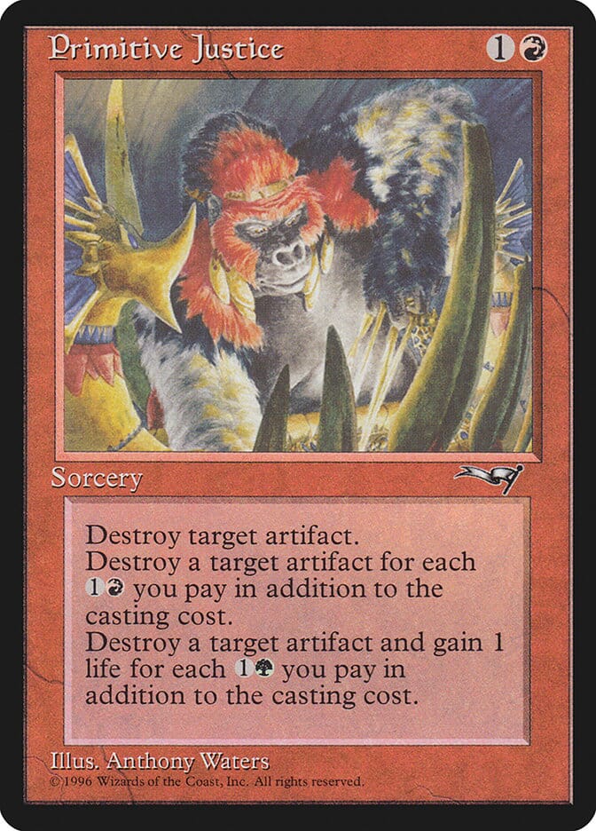 Primitive Justice [Alliances] MTG Single Magic: The Gathering  | Multizone: Comics And Games