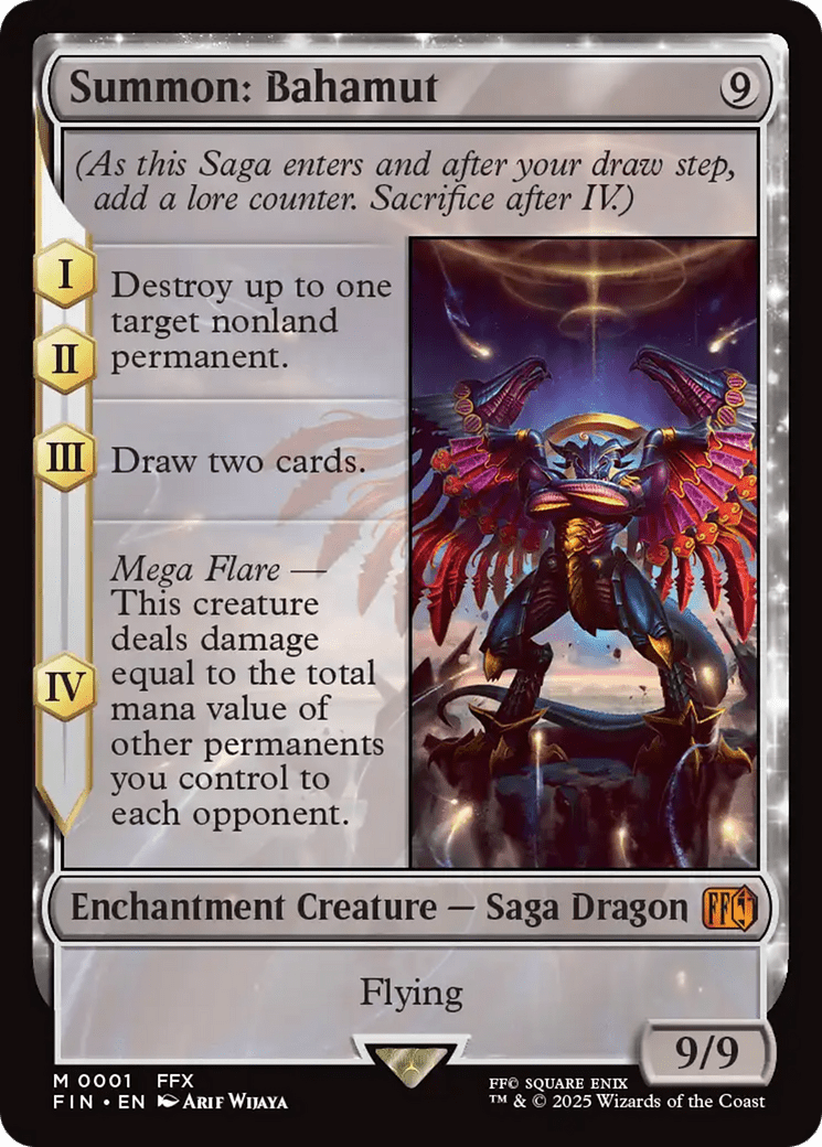 Summon: Bahamut [FINAL FANTASY] MTG Single Magic: The Gathering  | Multizone: Comics And Games