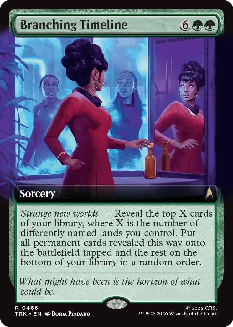 Branching Timeline (Extended Art) [Star Trek] MTG Single Magic: The Gathering  | Multizone: Comics And Games