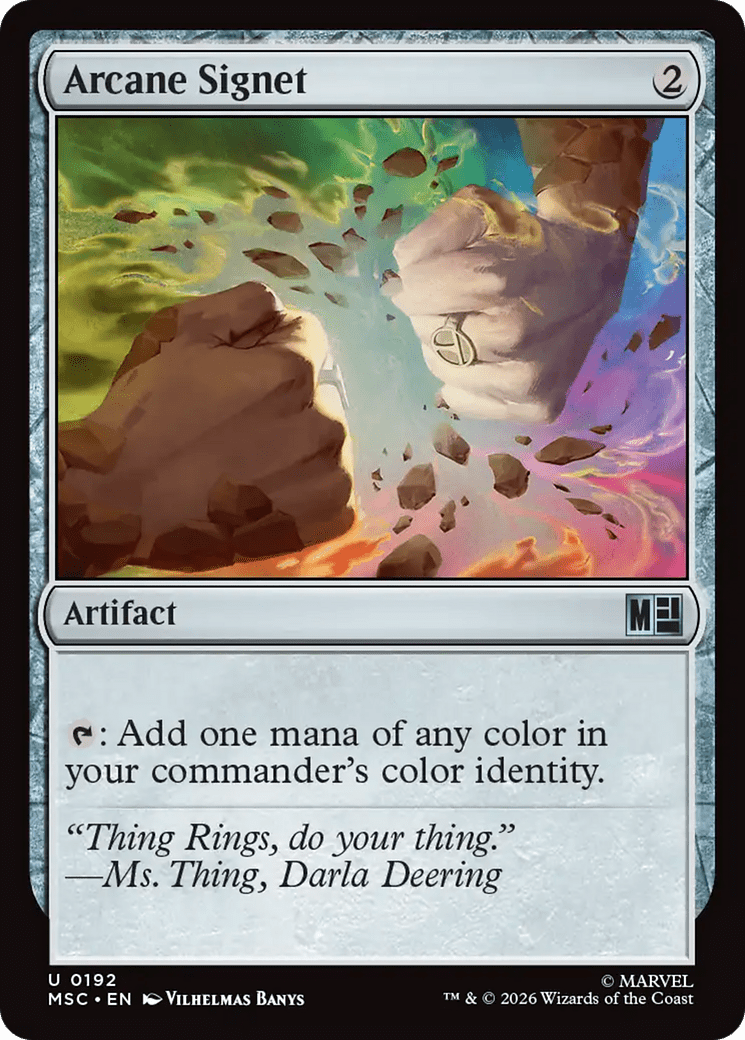 Arcane Signet (0192) [Marvel Super Heroes Commander] MTG Single Magic: The Gathering  | Multizone: Comics And Games