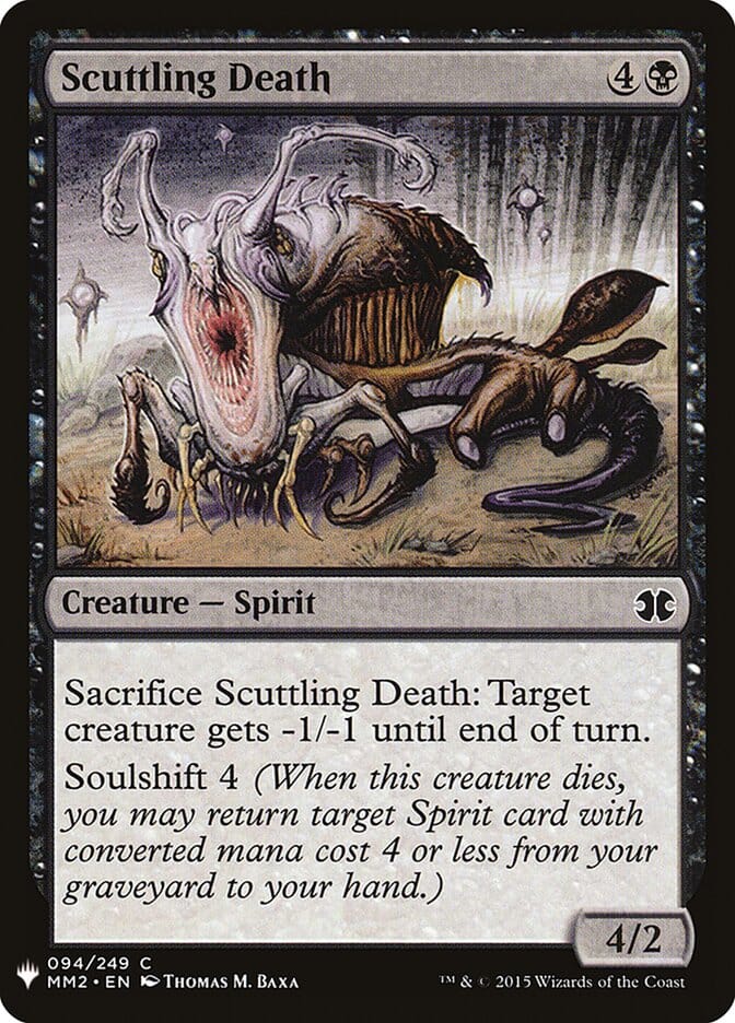 Scuttling Death [Mystery Booster] MTG Single Magic: The Gathering  | Multizone: Comics And Games