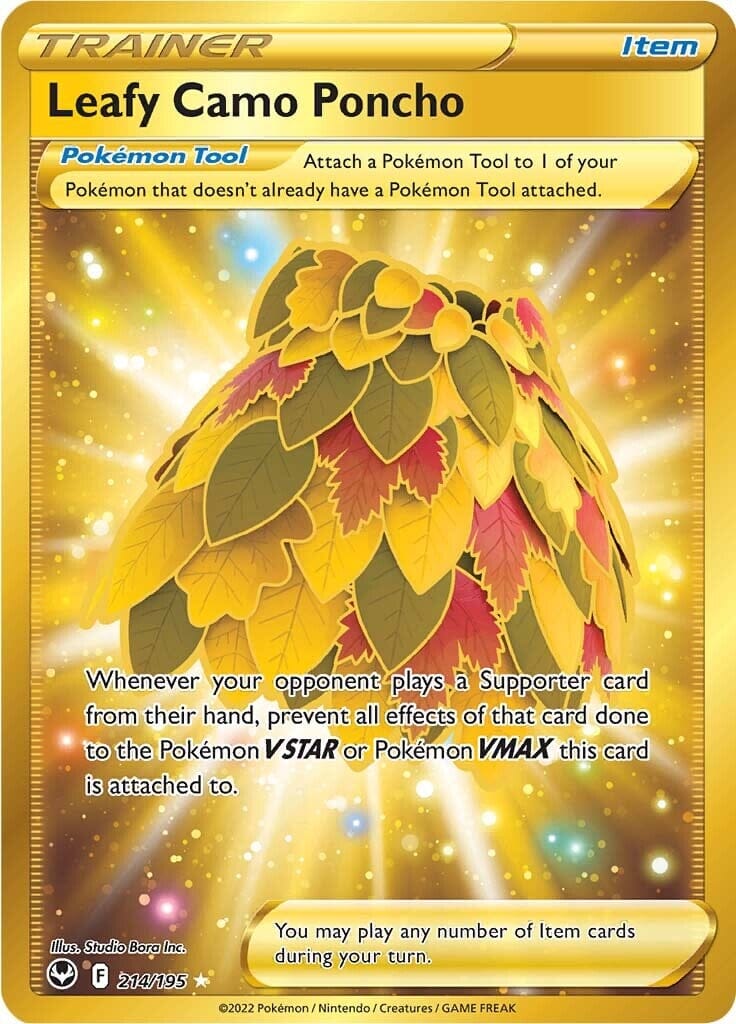 Leafy Camo Poncho (214/195) [Sword & Shield: Silver Tempest] Pokemon Single Pokémon  | Multizone: Comics And Games