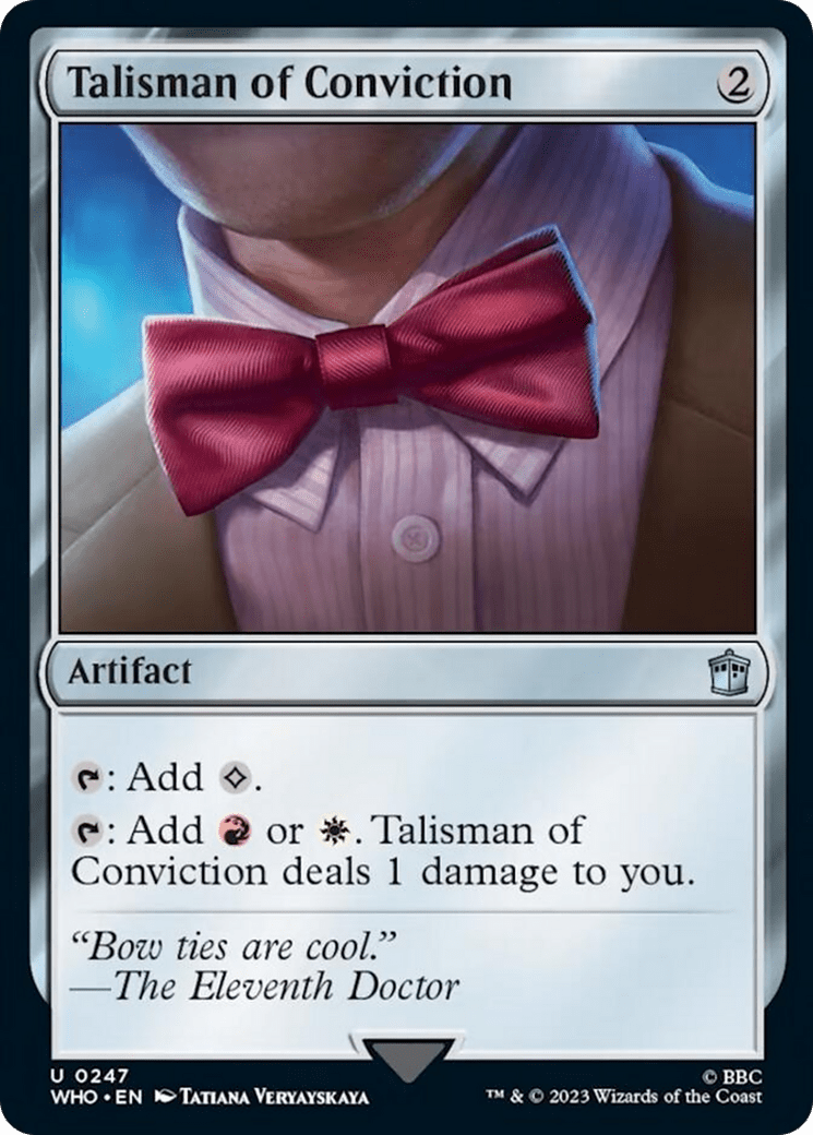 Talisman of Conviction [Doctor Who] MTG Single Magic: The Gathering  | Multizone: Comics And Games