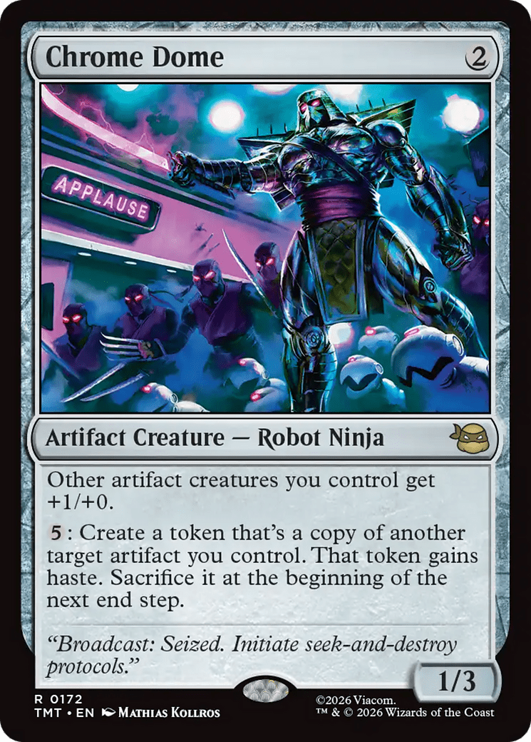 Chrome Dome [Teenage Mutant Ninja Turtles] MTG Single Magic: The Gathering  | Multizone: Comics And Games