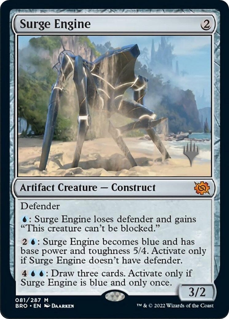 Surge Engine (Promo Pack) [The Brothers' War Promos] MTG Single Magic: The Gathering  | Multizone: Comics And Games