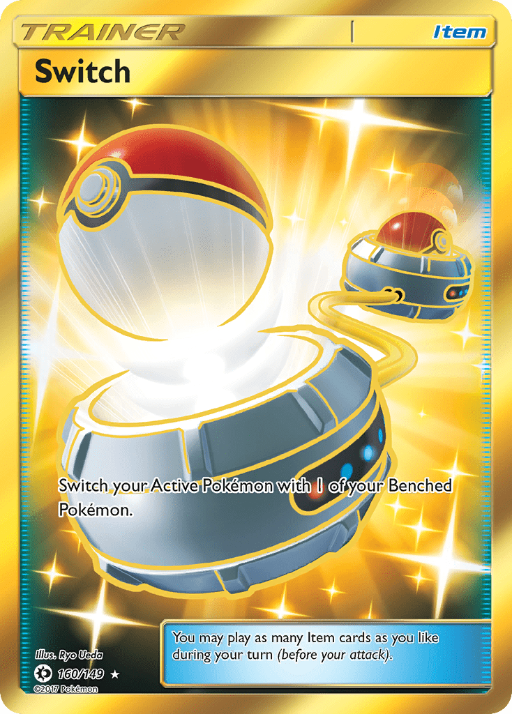 Switch (160/149) [Sun & Moon: Base Set] Pokemon Single Pokémon  | Multizone: Comics And Games