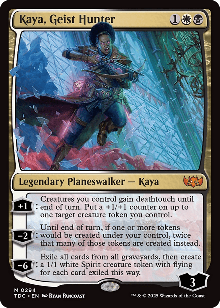 Kaya, Geist Hunter [Tarkir: Dragonstorm Commander] MTG Single Magic: The Gathering  | Multizone: Comics And Games