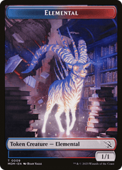 Elemental (09) // Spirit (13) Double-Sided Token [March of the Machine Tokens] MTG Single Magic: The Gathering  | Multizone: Comics And Games