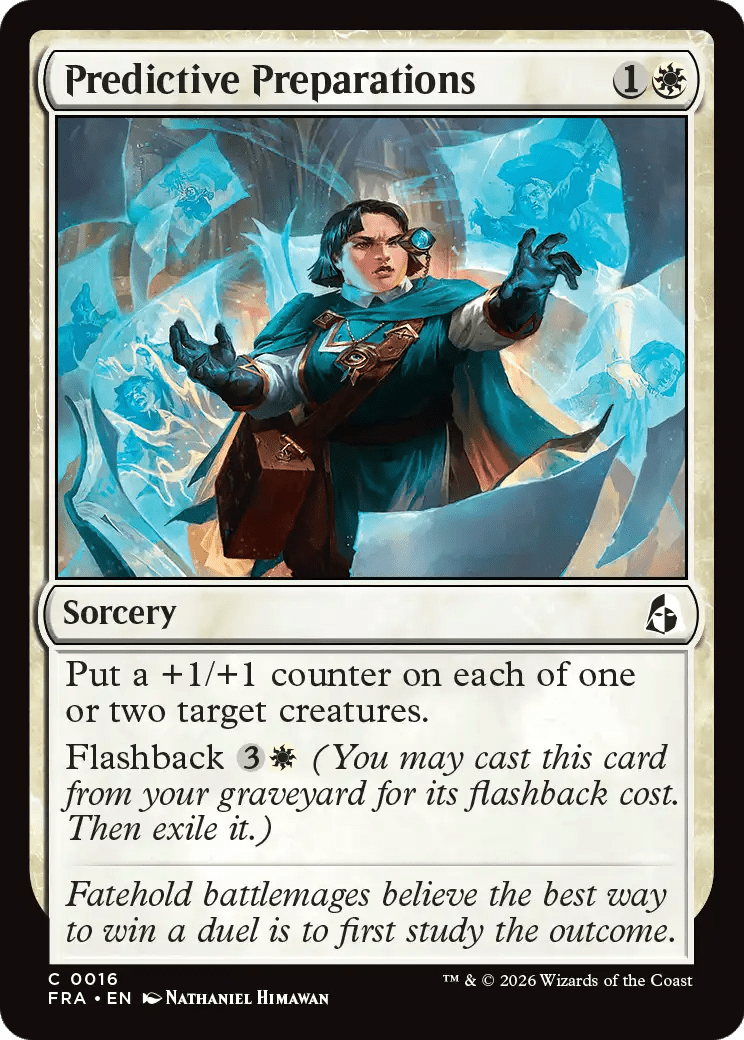 Predictive Preparations [Reality Fracture] MTG Single Magic: The Gathering  | Multizone: Comics And Games