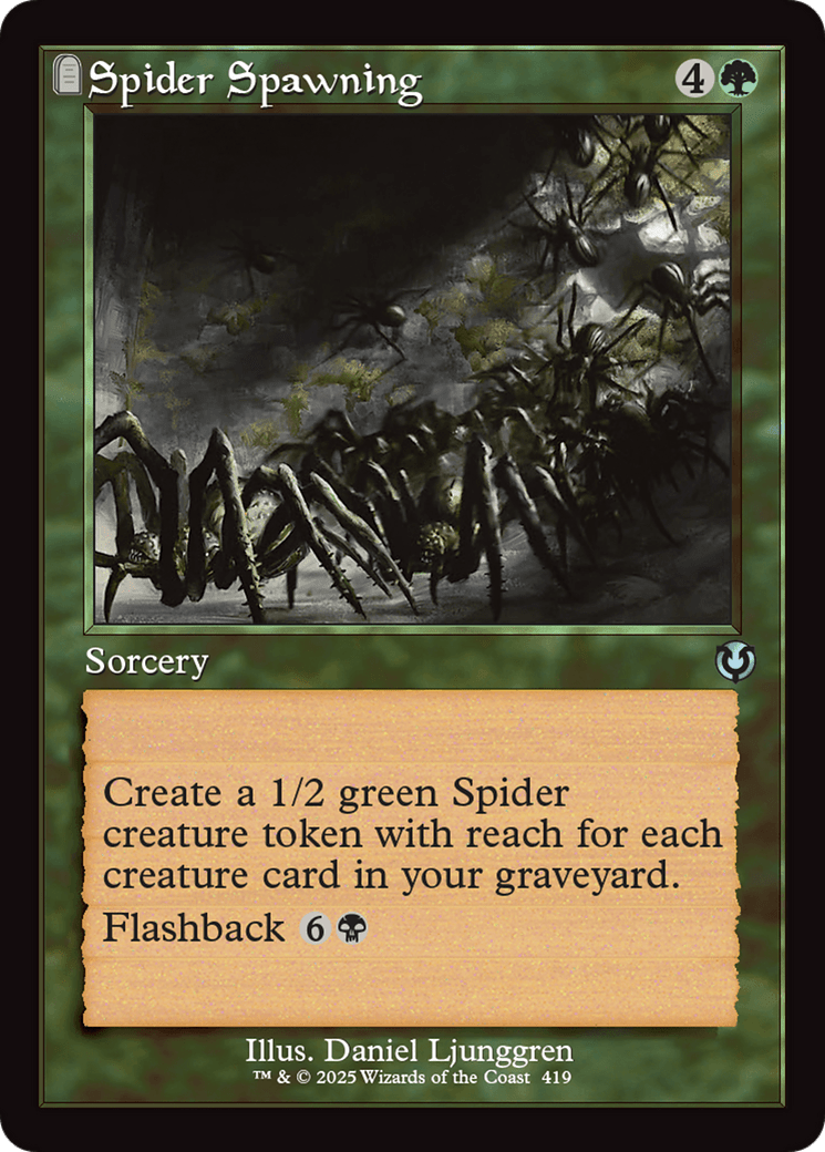 Spider Spawning (Retro Frame) [Innistrad Remastered] MTG Single Magic: The Gathering  | Multizone: Comics And Games