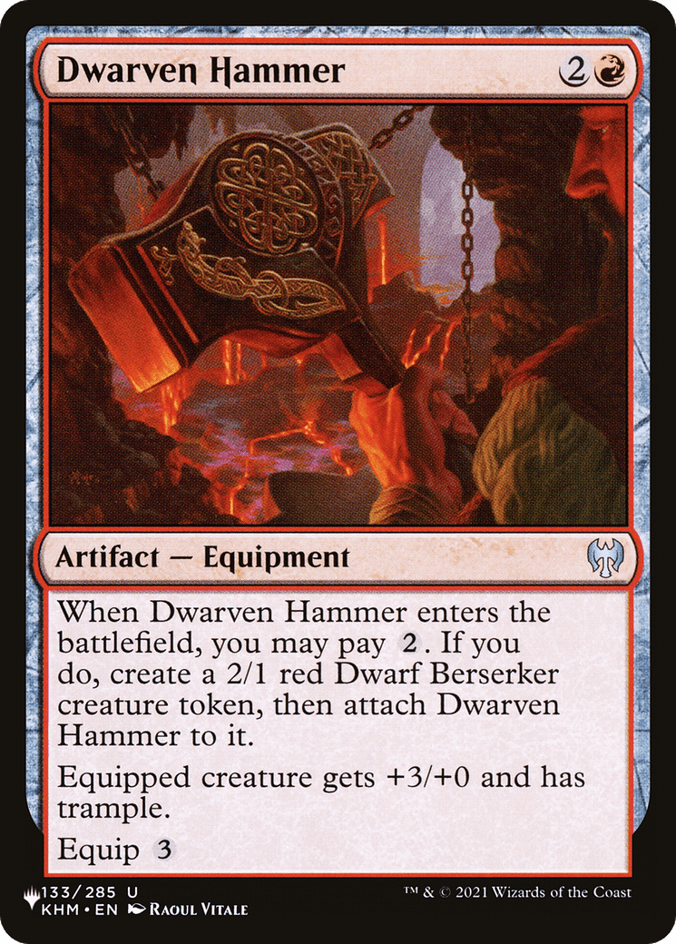 Dwarven Hammer [The List] MTG Single Magic: The Gathering  | Multizone: Comics And Games