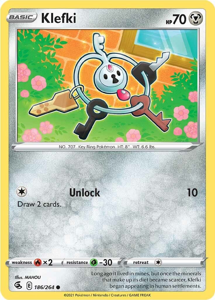 Klefki (186/264) [Sword & Shield: Fusion Strike] Pokemon Single Pokémon  | Multizone: Comics And Games
