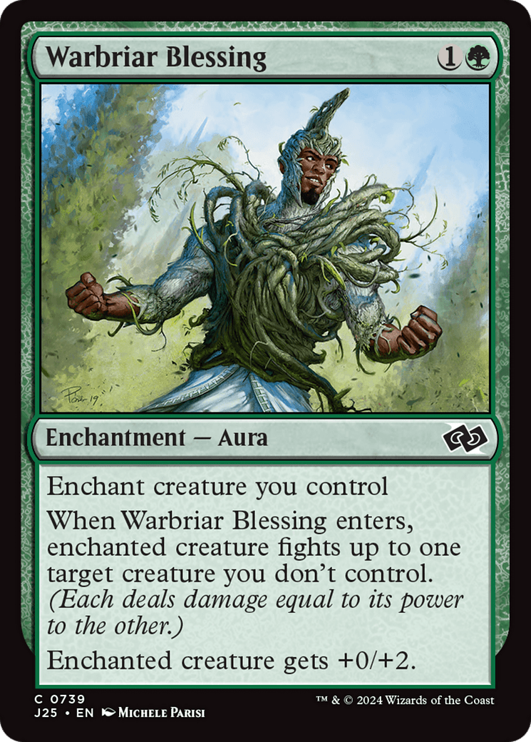 Warbriar Blessing [Foundations Jumpstart] MTG Single Magic: The Gathering  | Multizone: Comics And Games