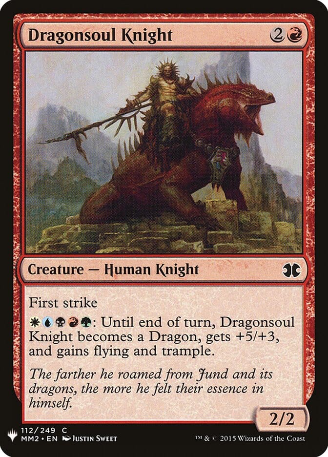 Dragonsoul Knight [Mystery Booster] MTG Single Magic: The Gathering  | Multizone: Comics And Games