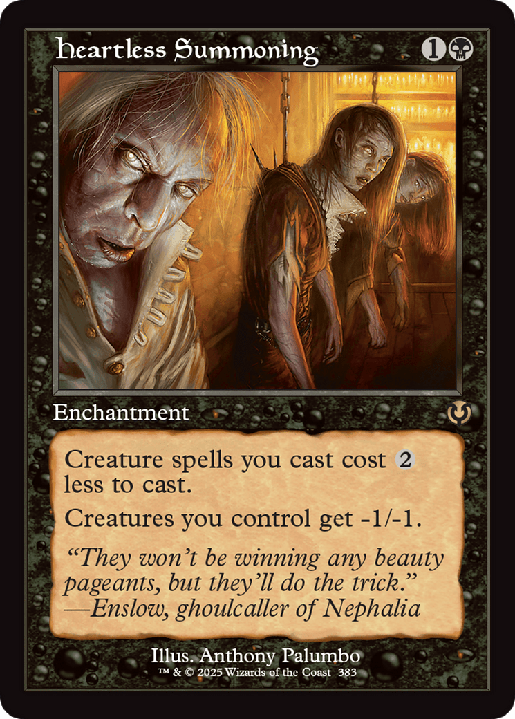 Heartless Summoning (Retro Frame) [Innistrad Remastered] MTG Single Magic: The Gathering  | Multizone: Comics And Games