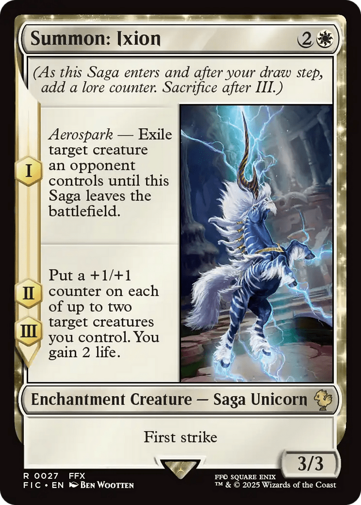 Summon: Ixion [FINAL FANTASY Commander] MTG Single Magic: The Gathering  | Multizone: Comics And Games