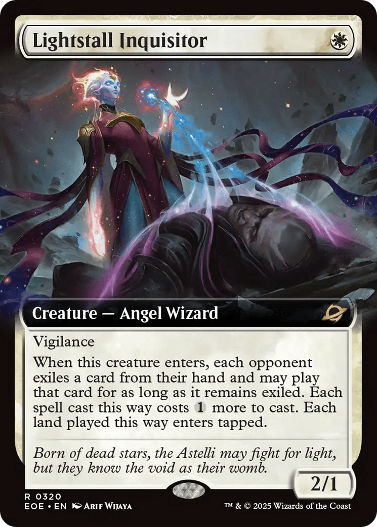 Lightstall Inquisitor (Extended Art) [Edge of Eternities] MTG Single Magic: The Gathering  | Multizone: Comics And Games