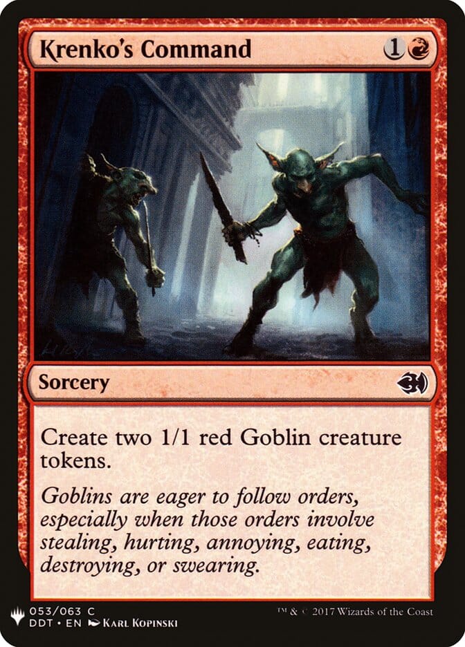 Krenko's Command [Mystery Booster] MTG Single Magic: The Gathering  | Multizone: Comics And Games
