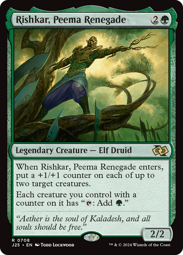 Rishkar, Peema Renegade [Foundations Jumpstart] MTG Single Magic: The Gathering  | Multizone: Comics And Games