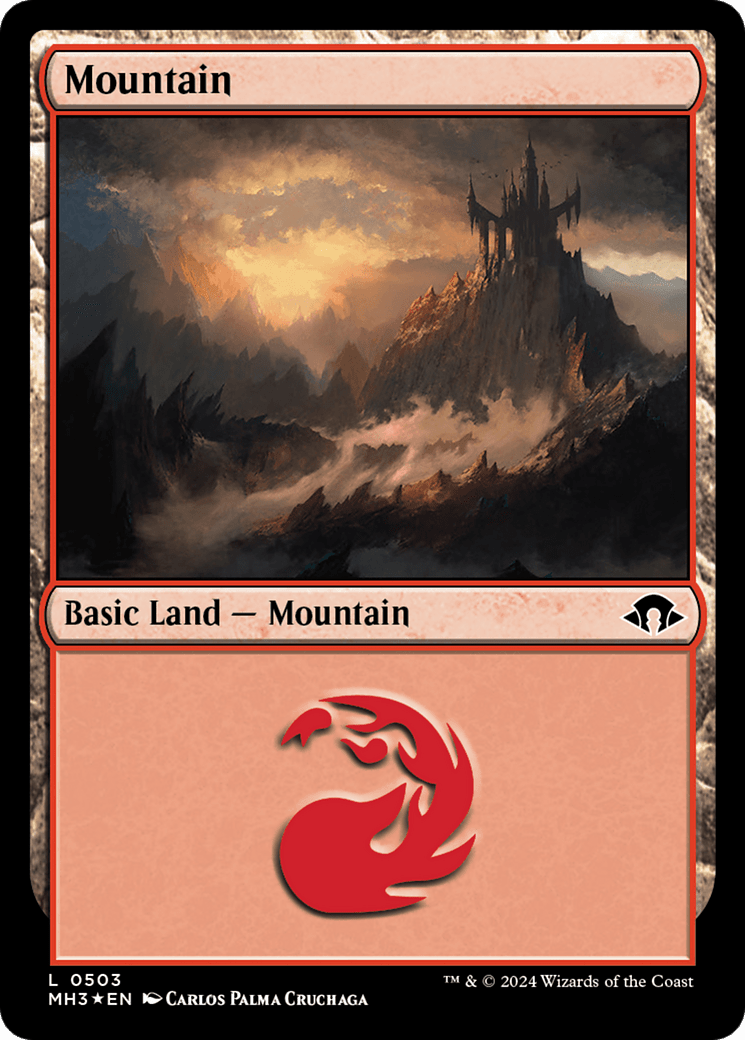 Mountain (0503) (Ripple Foil) [Modern Horizons 3] MTG Single Magic: The Gathering  | Multizone: Comics And Games