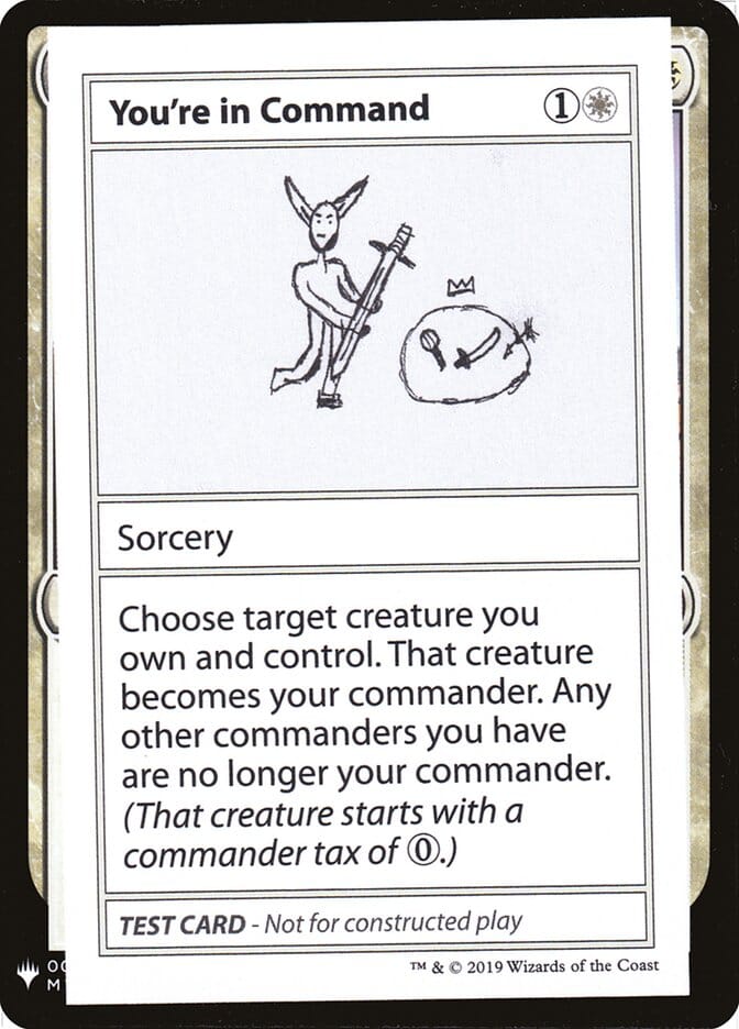 You're in Command [Mystery Booster Playtest Cards] MTG Single Magic: The Gathering  | Multizone: Comics And Games