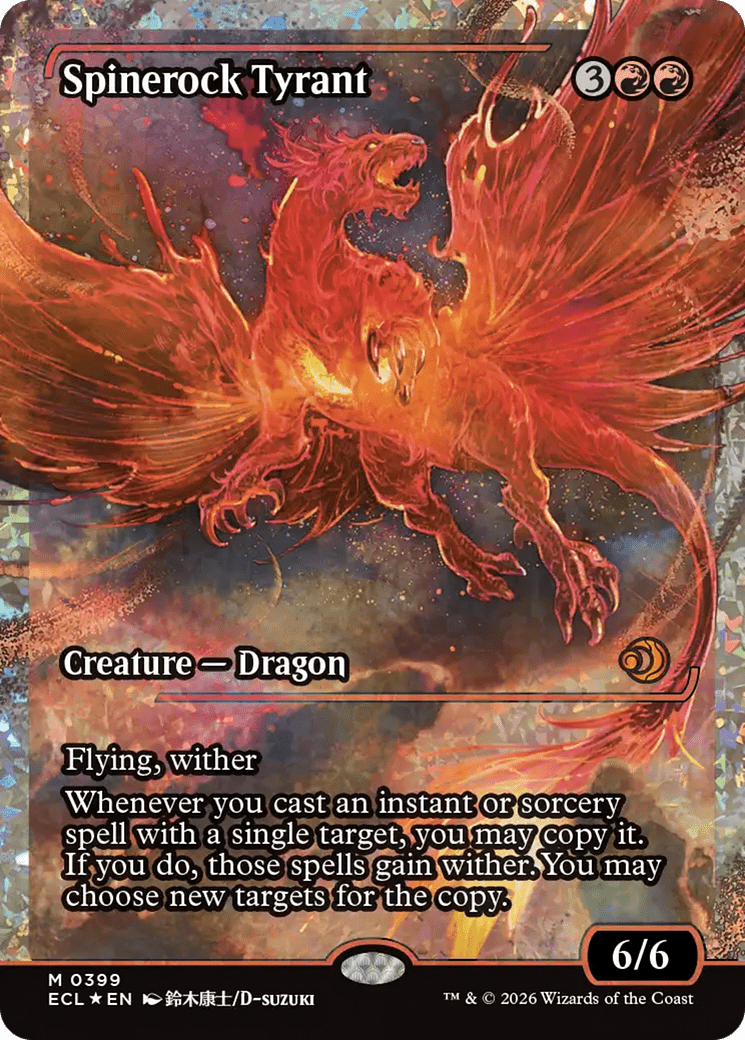 Spinerock Tyrant (0399) (Showcase) (Fracture Foil) [Lorwyn Eclipsed] MTG Single Magic: The Gathering  | Multizone: Comics And Games