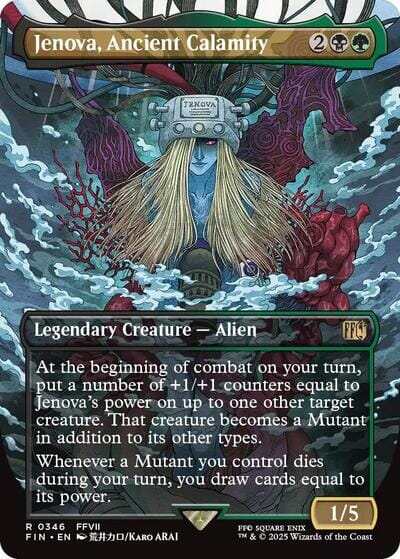 Jenova, Ancient Calamity (Borderless) [FINAL FANTASY] MTG Single Magic: The Gathering  | Multizone: Comics And Games