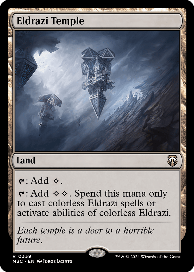 Eldrazi Temple (Ripple Foil) [Modern Horizons 3 Commander] MTG Single Magic: The Gathering  | Multizone: Comics And Games