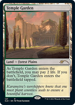 Temple Garden [Secret Lair Drop Series] MTG Single Magic: The Gathering  | Multizone: Comics And Games