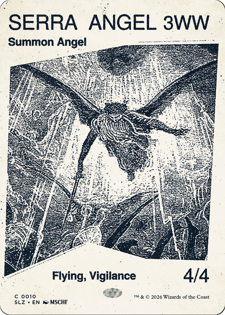 Serra Angel (0010) [Secret Lair x MSCHF: The Zeta Set] | Multizone: Comics And Games