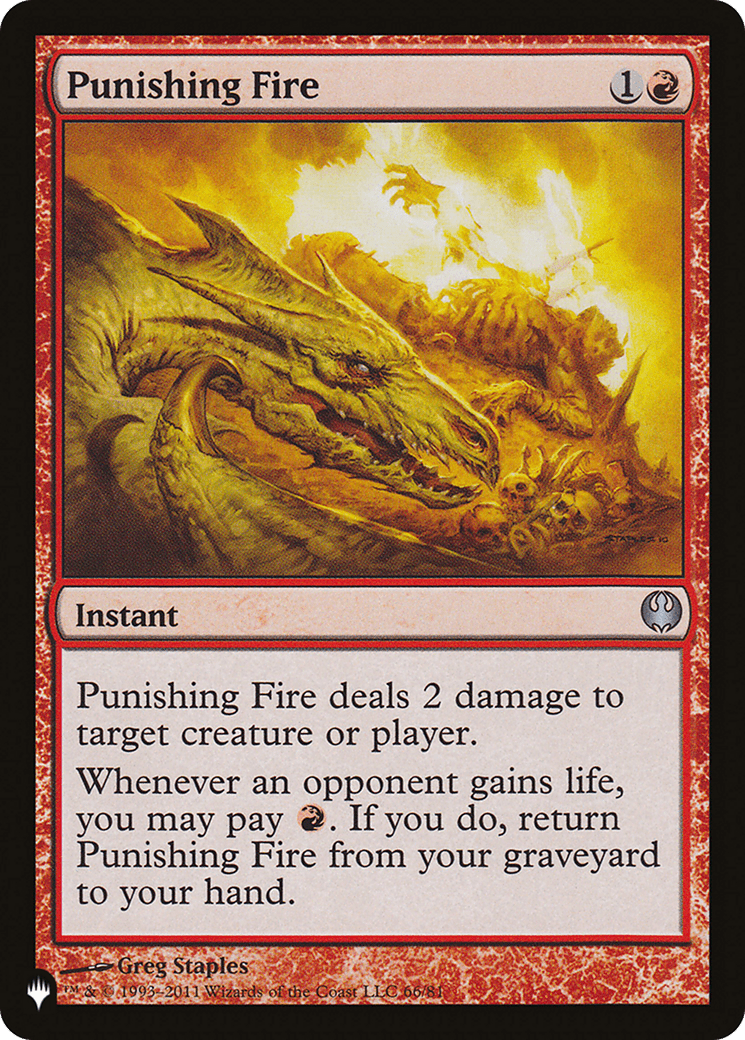 Punishing Fire [The List] MTG Single Magic: The Gathering  | Multizone: Comics And Games