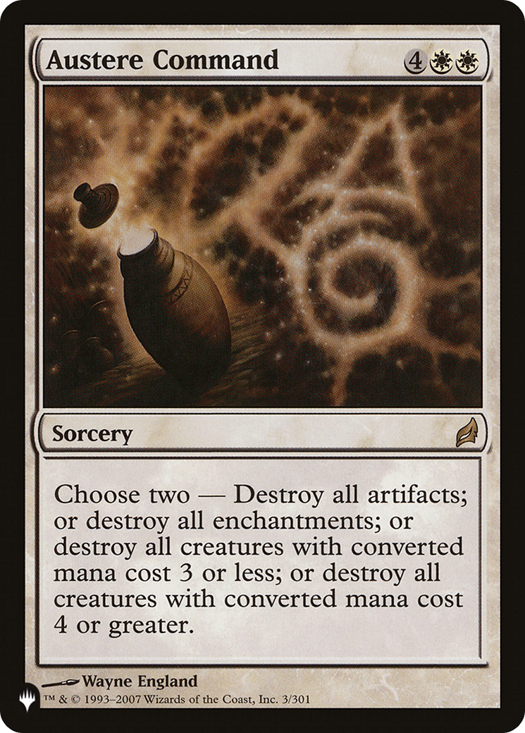 Austere Command (Surge Foil) [Marvel Super Heroes Commander] MTG Single Magic: The Gathering  | Multizone: Comics And Games