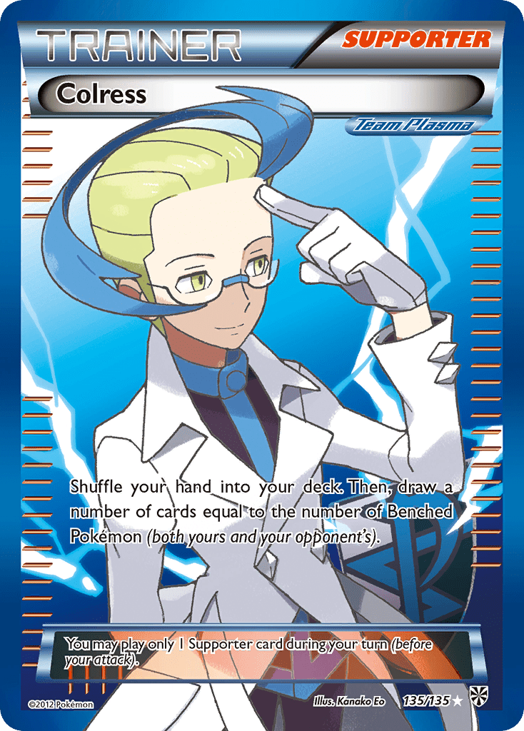 Colress (135/135) [Black & White: Plasma Storm] Pokemon Single Pokémon  | Multizone: Comics And Games