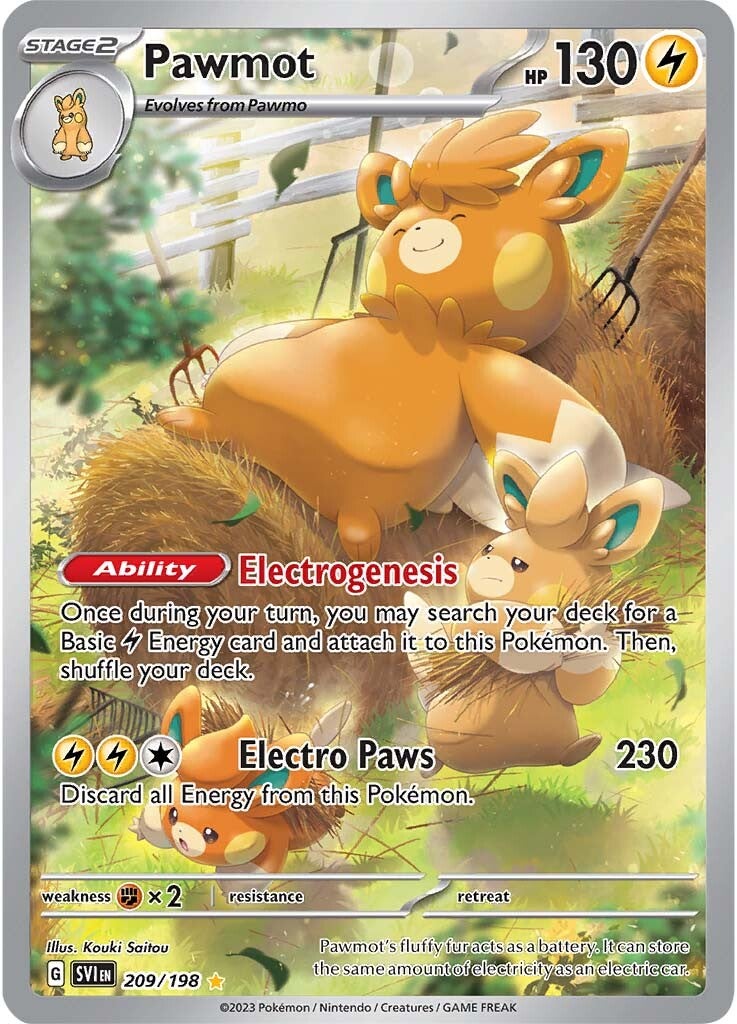 Pawmot (209/198) [Scarlet & Violet: Base Set] Pokemon Single Pokémon  | Multizone: Comics And Games