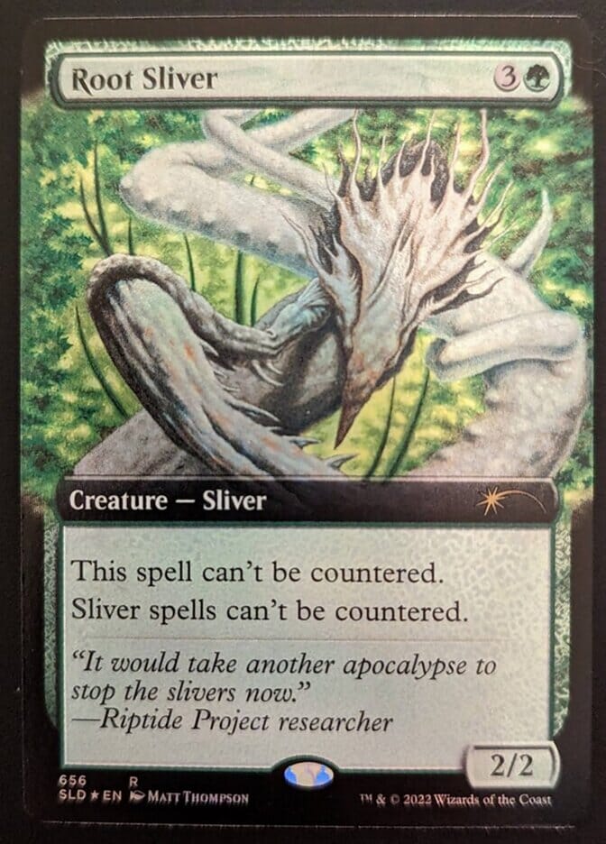 Root Sliver (Extended Art) [Secret Lair Drop Promos] MTG Single Magic: The Gathering  | Multizone: Comics And Games