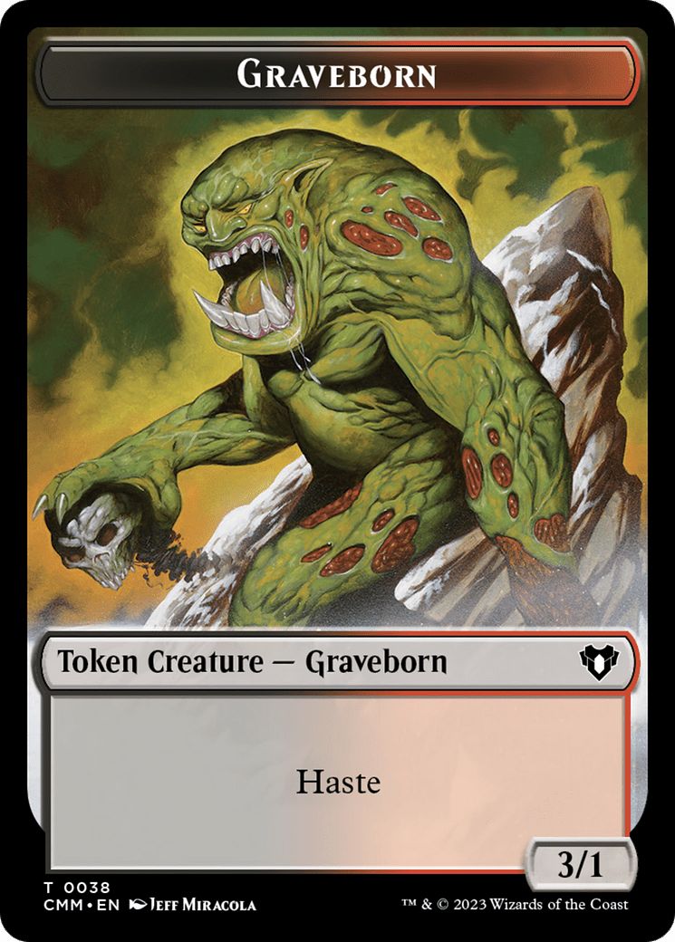 Graveborn Token [Commander Masters Tokens] MTG Single Magic: The Gathering  | Multizone: Comics And Games