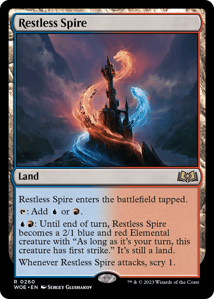 Restless Spire [Wilds of Eldraine] MTG Single Magic: The Gathering  | Multizone: Comics And Games