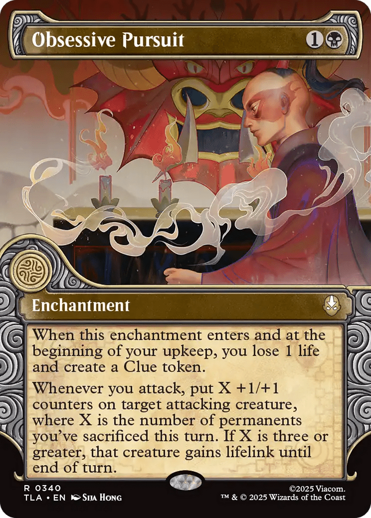 Obsessive Pursuit (Showcase) [Avatar: The Last Airbender] MTG Single Magic: The Gathering  | Multizone: Comics And Games