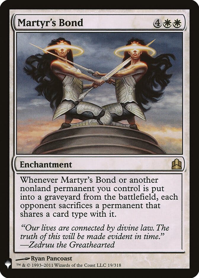 Martyr's Bond [The List] MTG Single Magic: The Gathering  | Multizone: Comics And Games