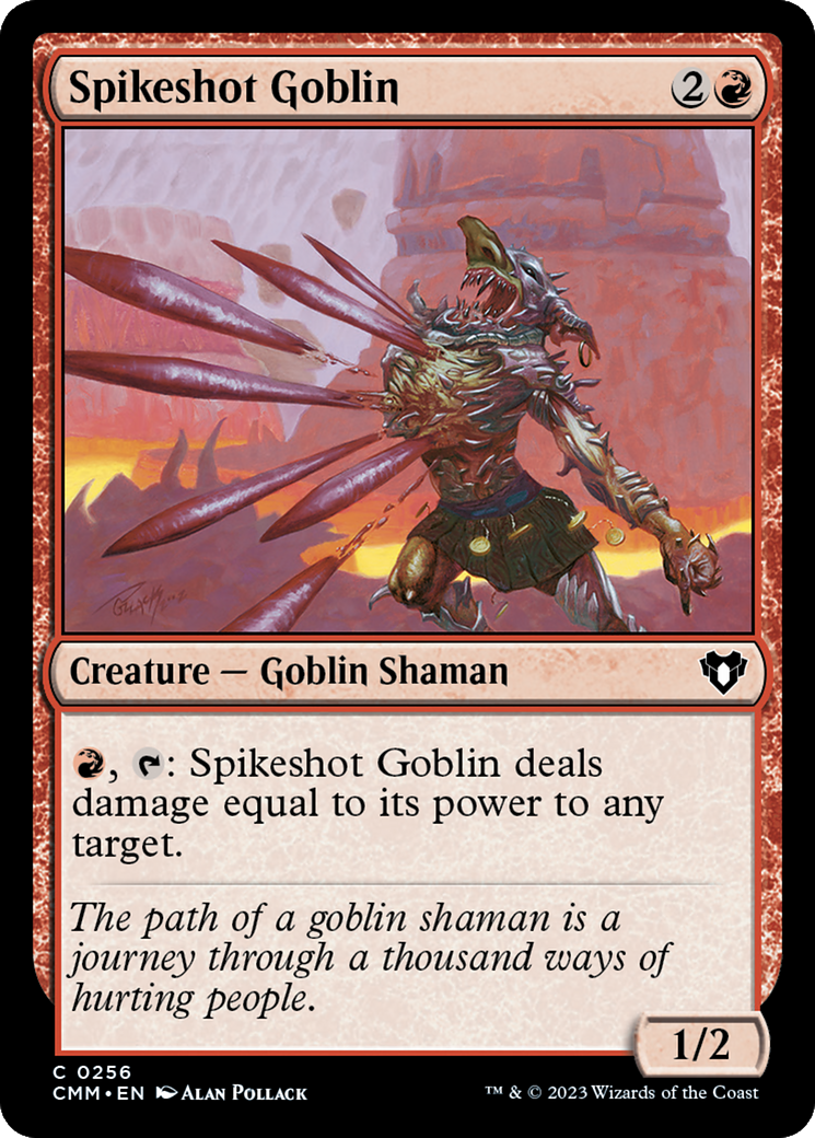 Spikeshot Goblin [Commander Masters] | Multizone: Comics And Games