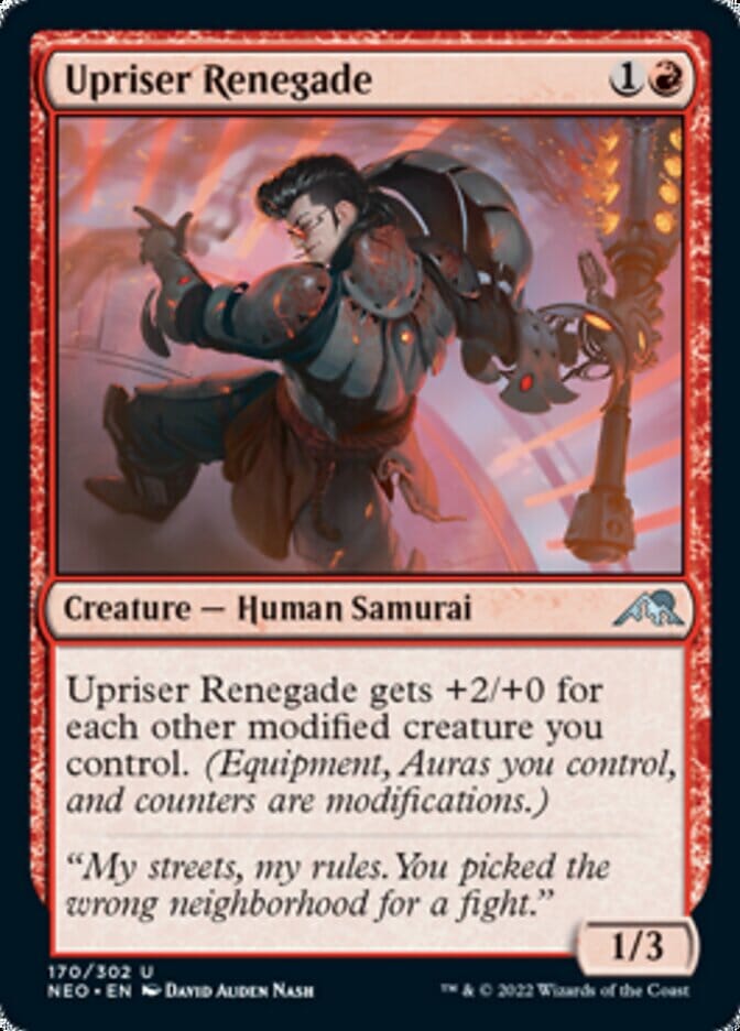 Upriser Renegade [Kamigawa: Neon Dynasty] MTG Single Magic: The Gathering  | Multizone: Comics And Games