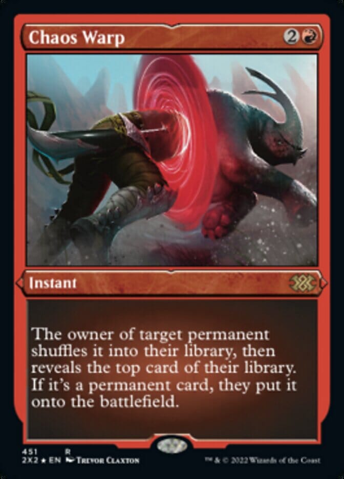 Chaos Warp (Foil Etched) [Double Masters 2022] MTG Single Magic: The Gathering  | Multizone: Comics And Games
