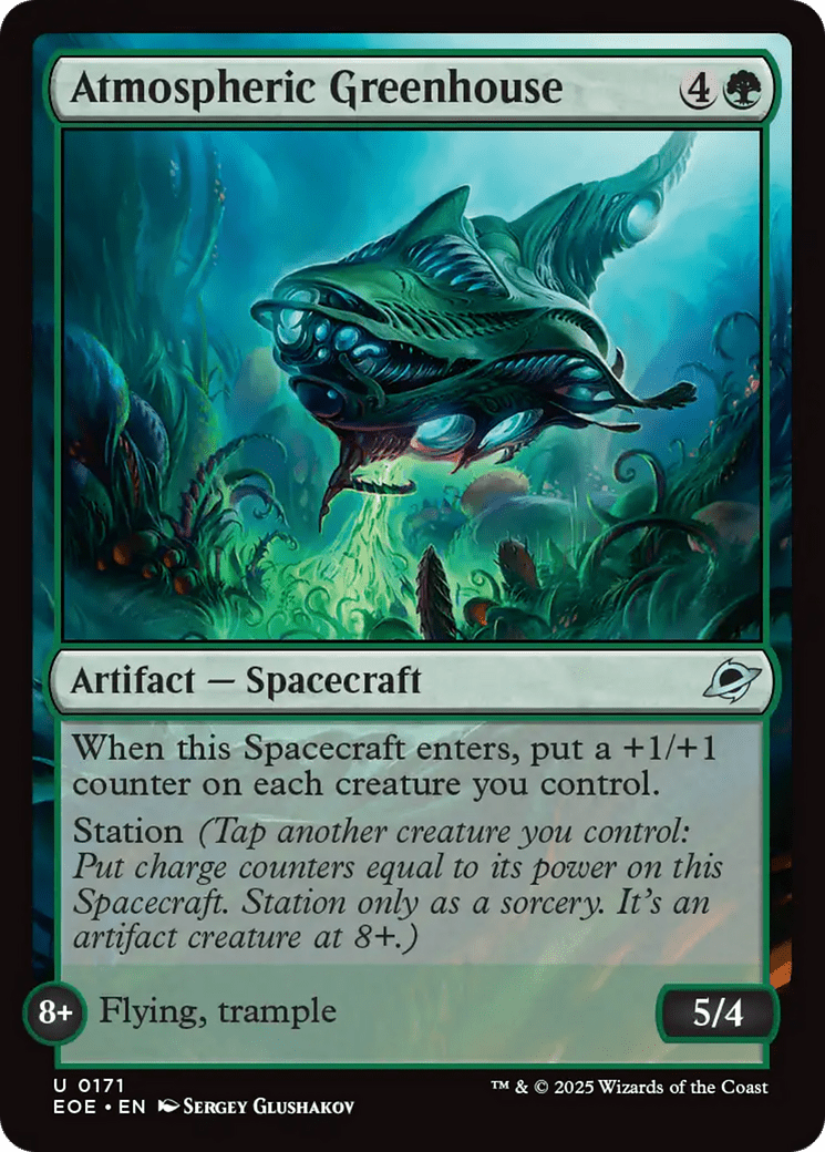 Atmospheric Greenhouse [Edge of Eternities] MTG Single Magic: The Gathering  | Multizone: Comics And Games