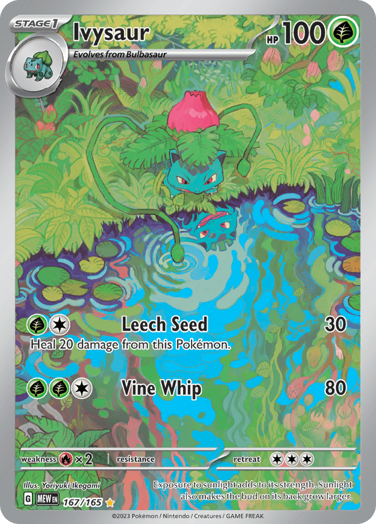 Ivysaur (167/165) [Scarlet & Violet 151] Pokemon Single Pokémon  | Multizone: Comics And Games